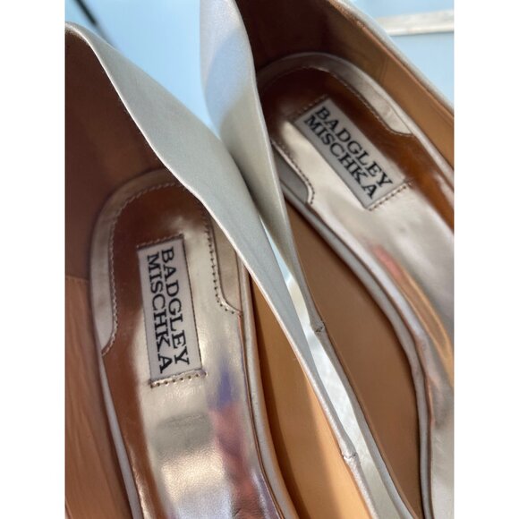 Badgley Mischka Vision II Pump Size 10 Slip On Pointed Toe Stiletto Heel Elegant - Picture 9 of 12